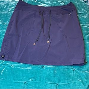 Navy Blue Skort by Green Tea Size X-Large